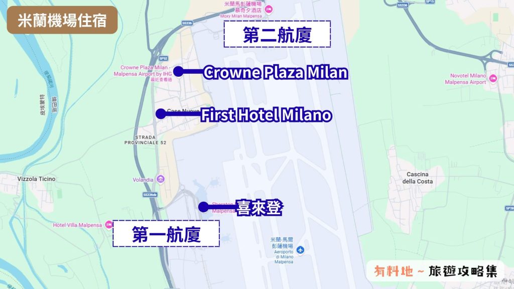 2026【米蘭機場住宿】馬爾彭薩機場住宿推薦、過夜洗澡、到市區交通總整理 6 4 4