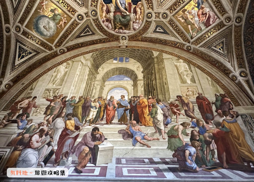 2026【梵諦岡】梵蒂岡博物館&西斯汀禮拜堂門票預約、必看作品與參觀動線詳解 14 梵蒂岡博物館-雅典學院