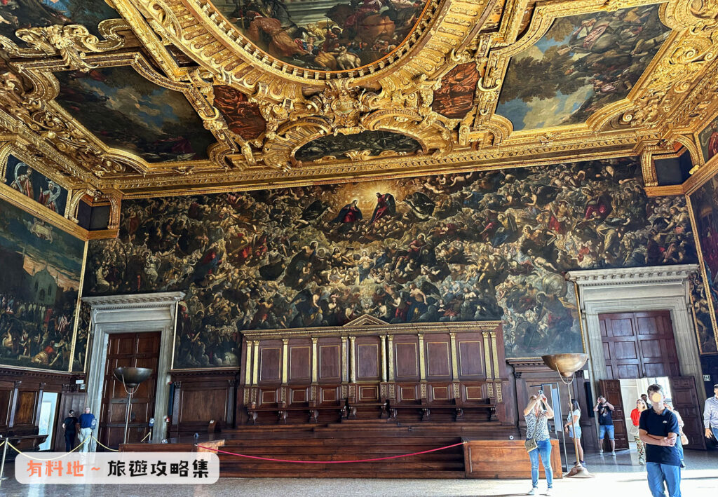 【威尼斯總督宮】大議會廳 【威尼斯總督宮】大議會廳