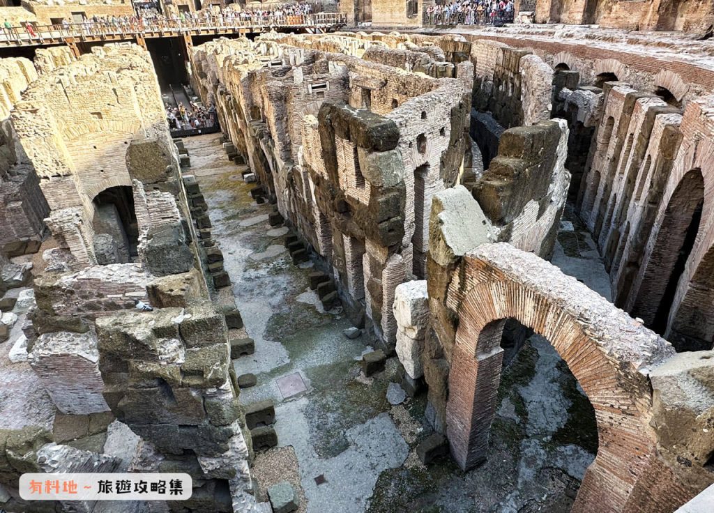 2026【羅馬競技場攻略】門票預約教學、地下層導覽、快速通關全解析 10 羅馬競技場-地下層