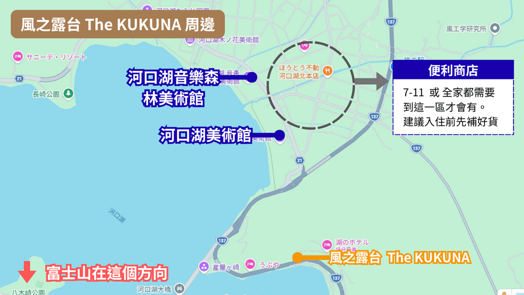 2026【風之露台評價】THE KUKUNA值不值得住?富士山景觀房、露天溫泉與一泊二食解析 10 風之露台周邊