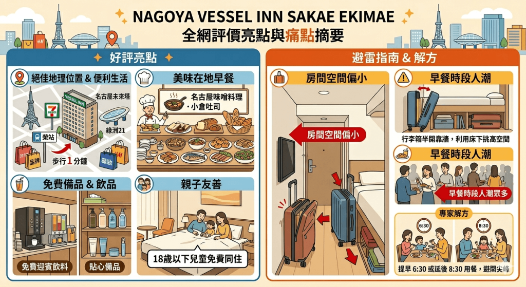 2026【名古屋 Vessel Inn榮站前評價】榮商圈高CP值神店?網評優缺點與周邊機能分析 6 nagoyavesselinn