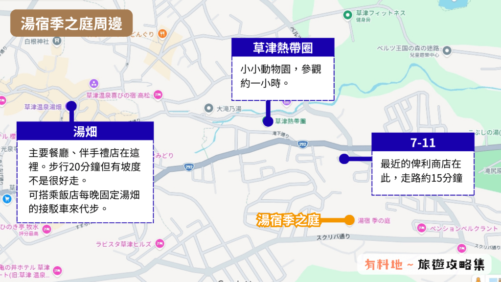 2026【湯宿季之庭評價】全客房露天風呂、23種溫泉、接駁車與一泊二食攻略 11 湯宿季之庭周邊